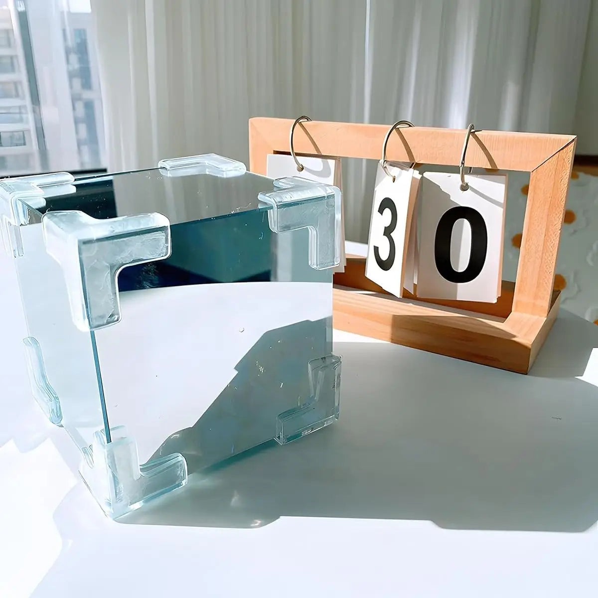 DIY Tulip LED Night Light & Mirror Cube Gift