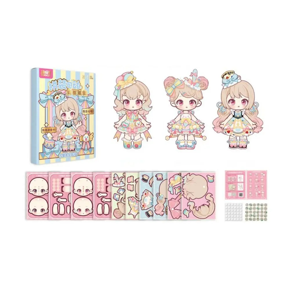 DIY 3D Paper Doll Puppet Montessori Toy