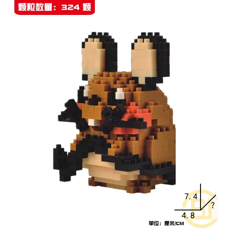 Mini Pokémon Building Blocks – Pikachu, Charizard, Eevee, Mewtwo