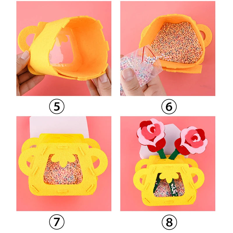 DIY Flower Pot Montessori Craft Kit for Kids of all ages