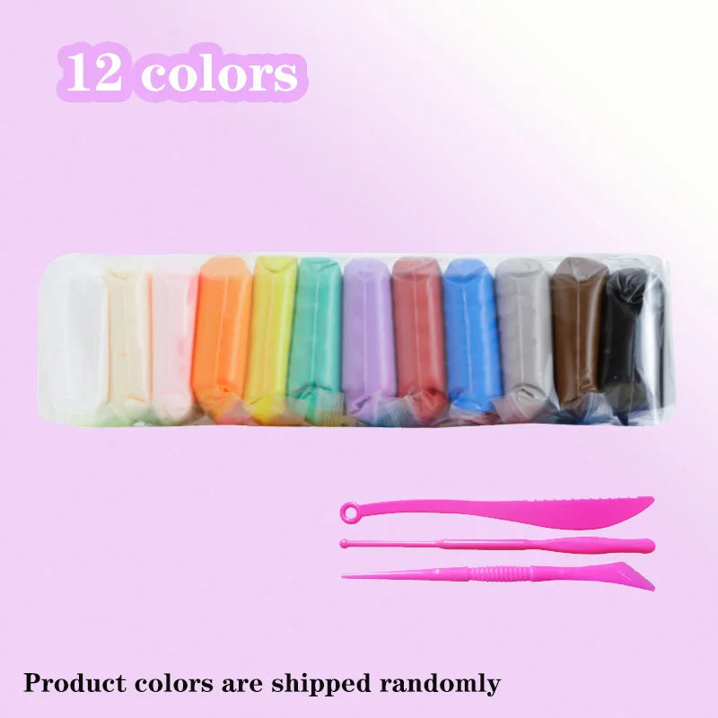 36 Color Air-Dry Clay Set with Tools
