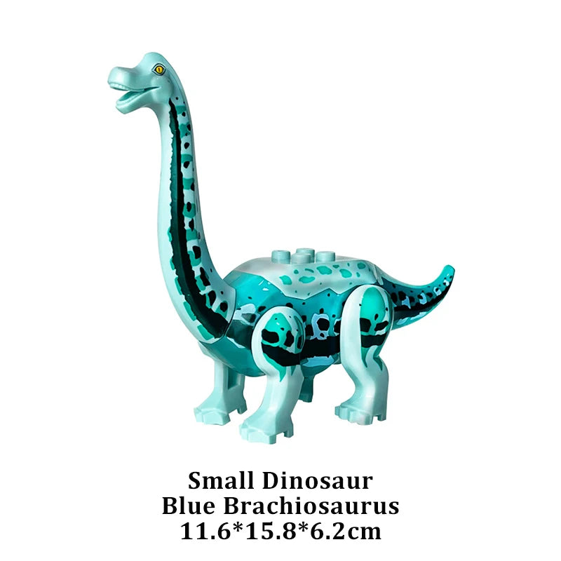 Jurassic Dinosaur Building Blocks – T-Rex, Raptor, Triceratops Models