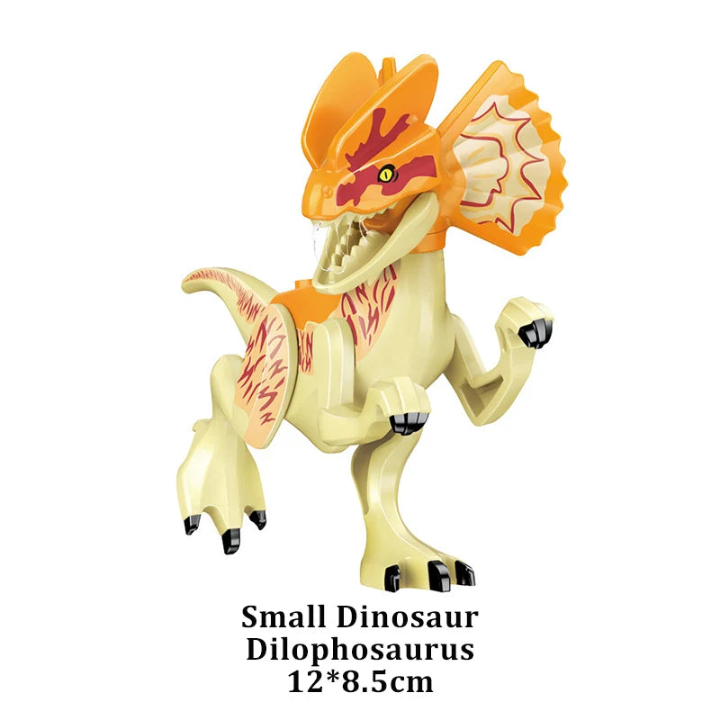 Jurassic Dinosaur Building Blocks – T-Rex, Raptor, Triceratops Models