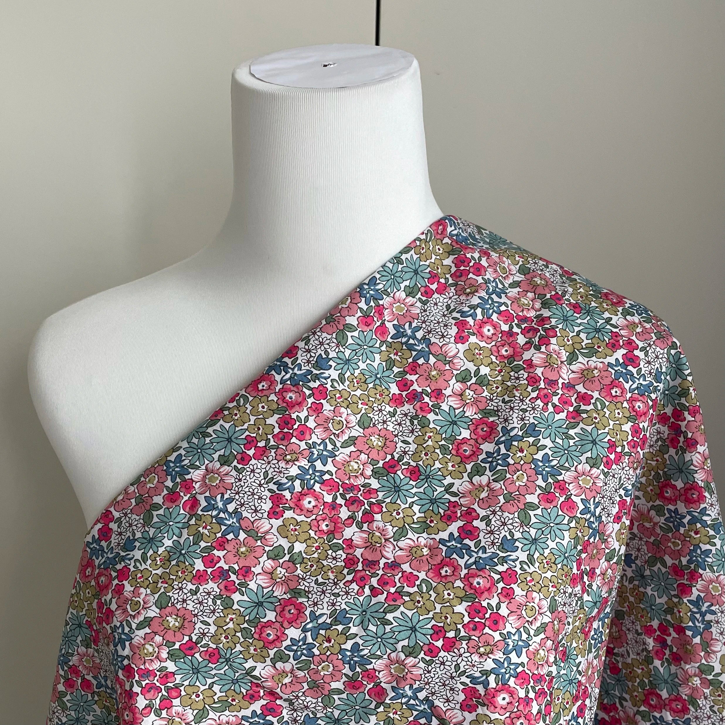 145x50cm Floral 100% Cotton Digital Print Fabric for Sewing