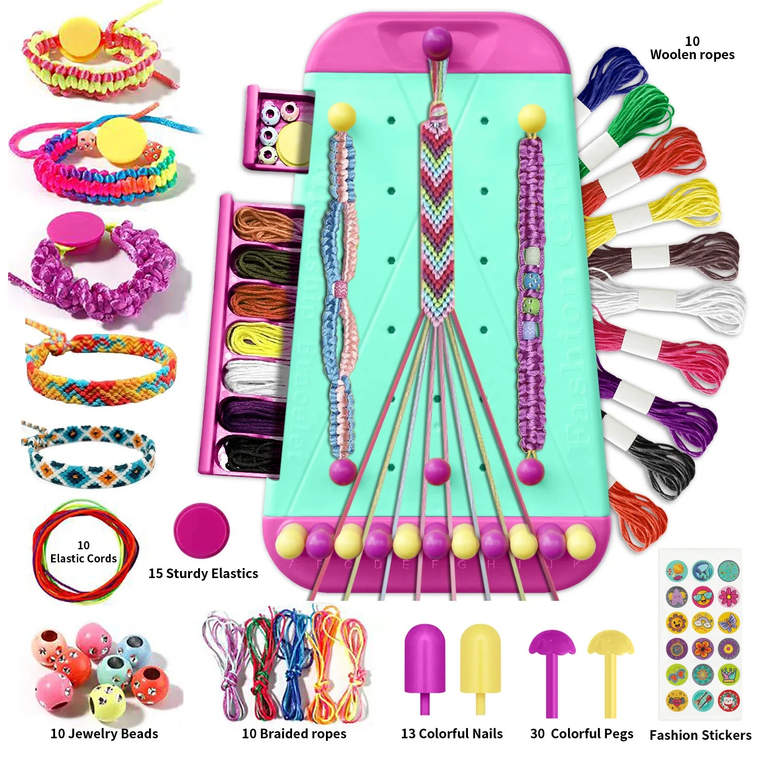 Friendship Bracelet Making Kit for Girls
