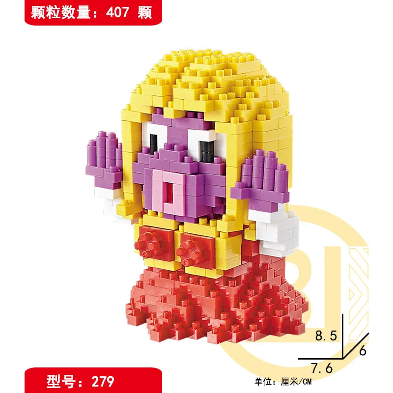 Mini Pokémon Building Blocks – Pikachu, Charizard, Eevee, Mewtwo