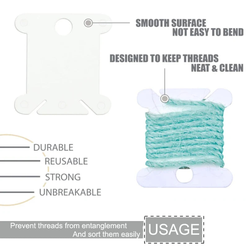 36-Grid Embroidery Floss Organizer Box Set