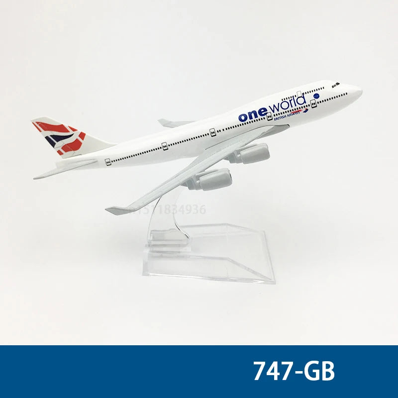 6-Inch Diecast Boeing Airplane Model (737–787 Series)