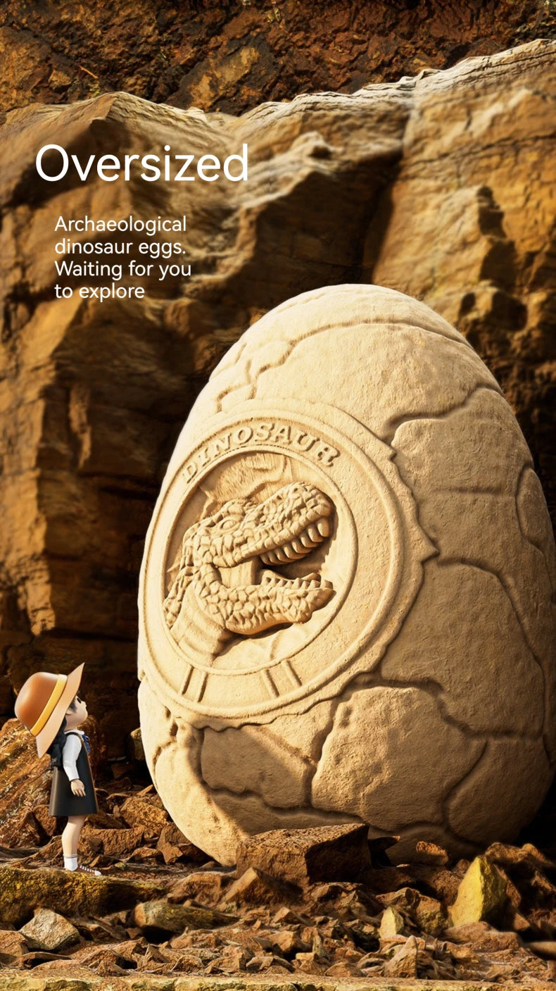 Dinosaur Egg Excavation Toy Fossil Dig Kit for Kids