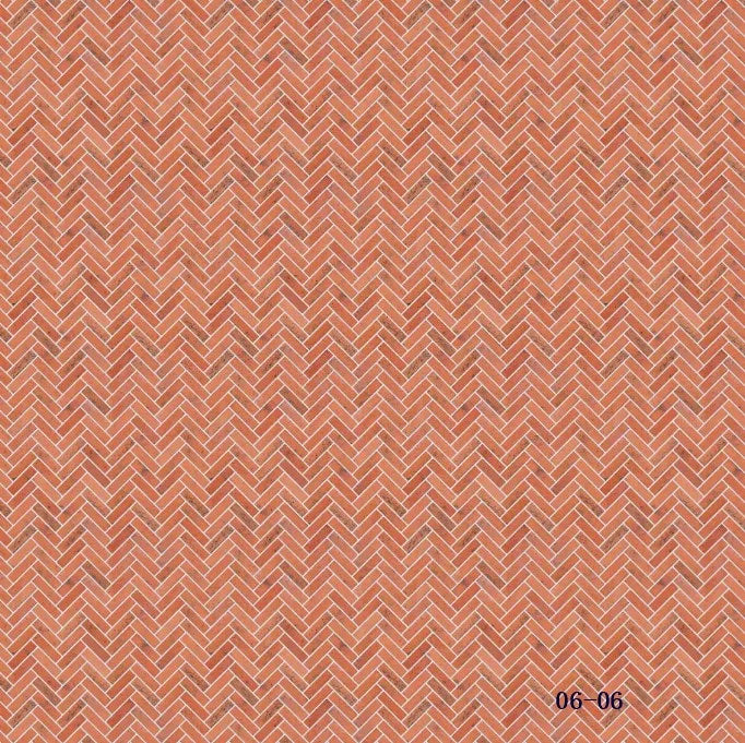 Miniature Road & Pavement Sticker Set (2pcs, 21x29cm)