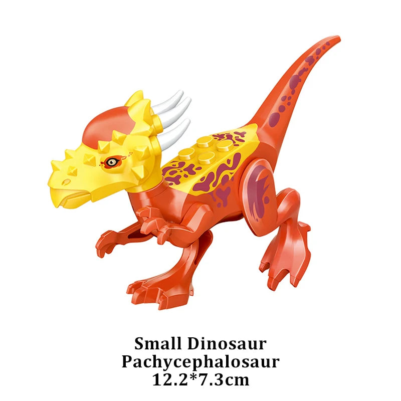 Jurassic Dinosaur Building Blocks – T-Rex, Raptor, Triceratops Models