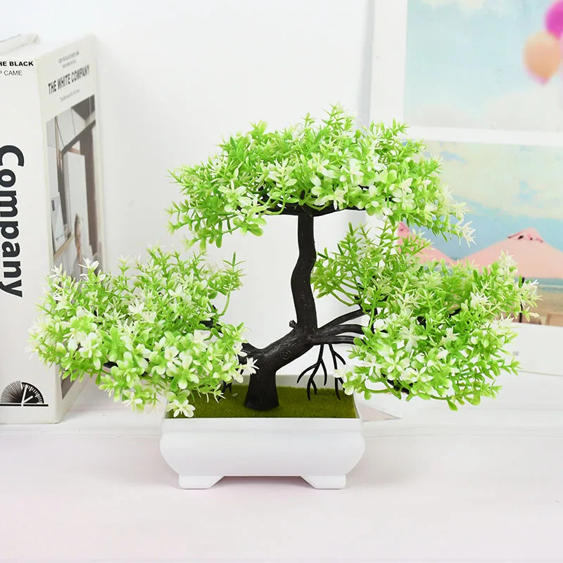 Artificial Bonsai Tree in Pot for Home Decor