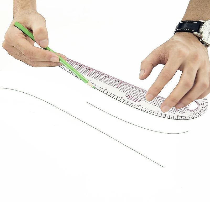 9pcs Metric Curve Sewing Ruler Set for Pattern Making