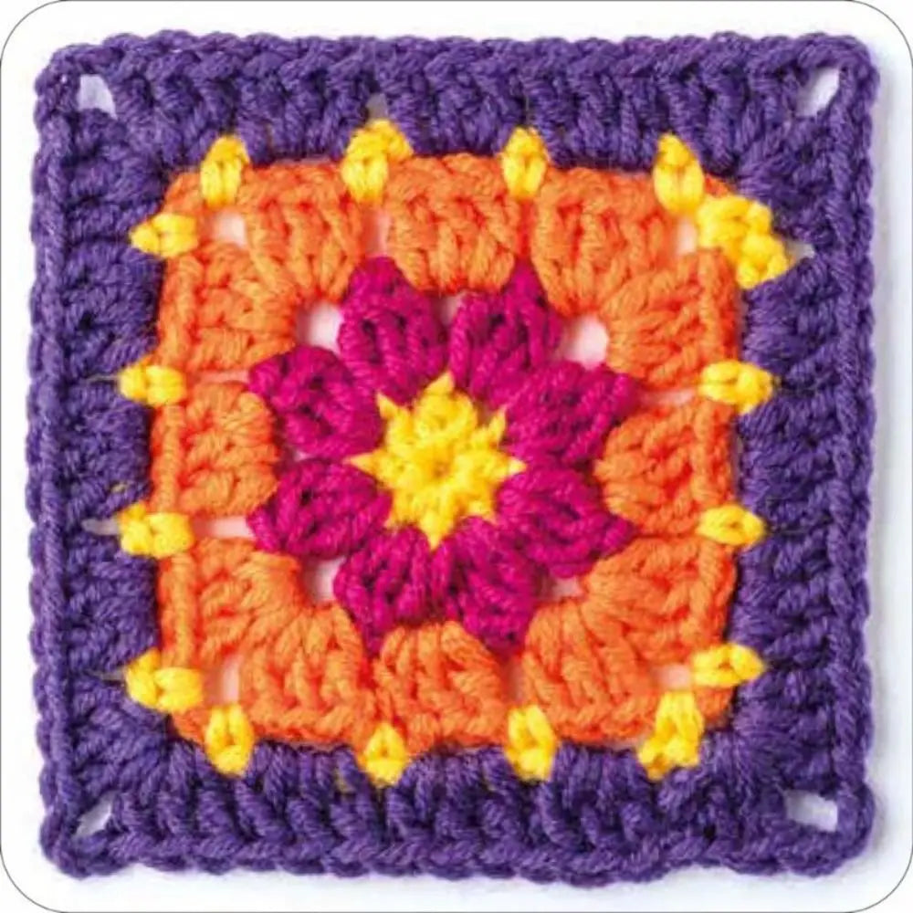 Granny Square Pattern Card Deck – DIY Knitting Kit for Adults
