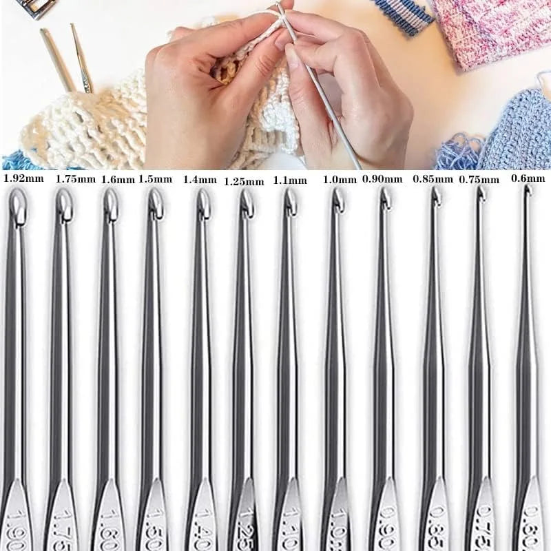 KOVEEN 59pcs Beginner Crochet Kit with Storage