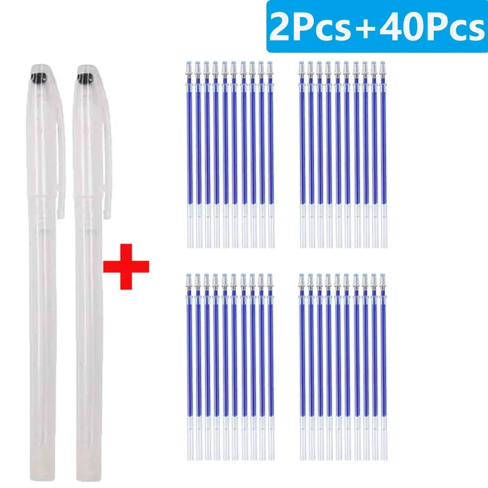 Heat Erasable Magic Marker Pen Set for Fabric Sewing