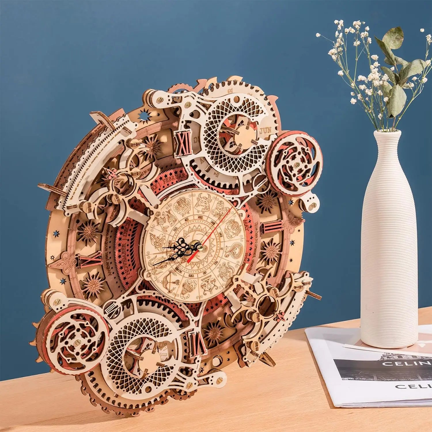 Robotime Steampunk Clock 3D Wooden Puzzle
