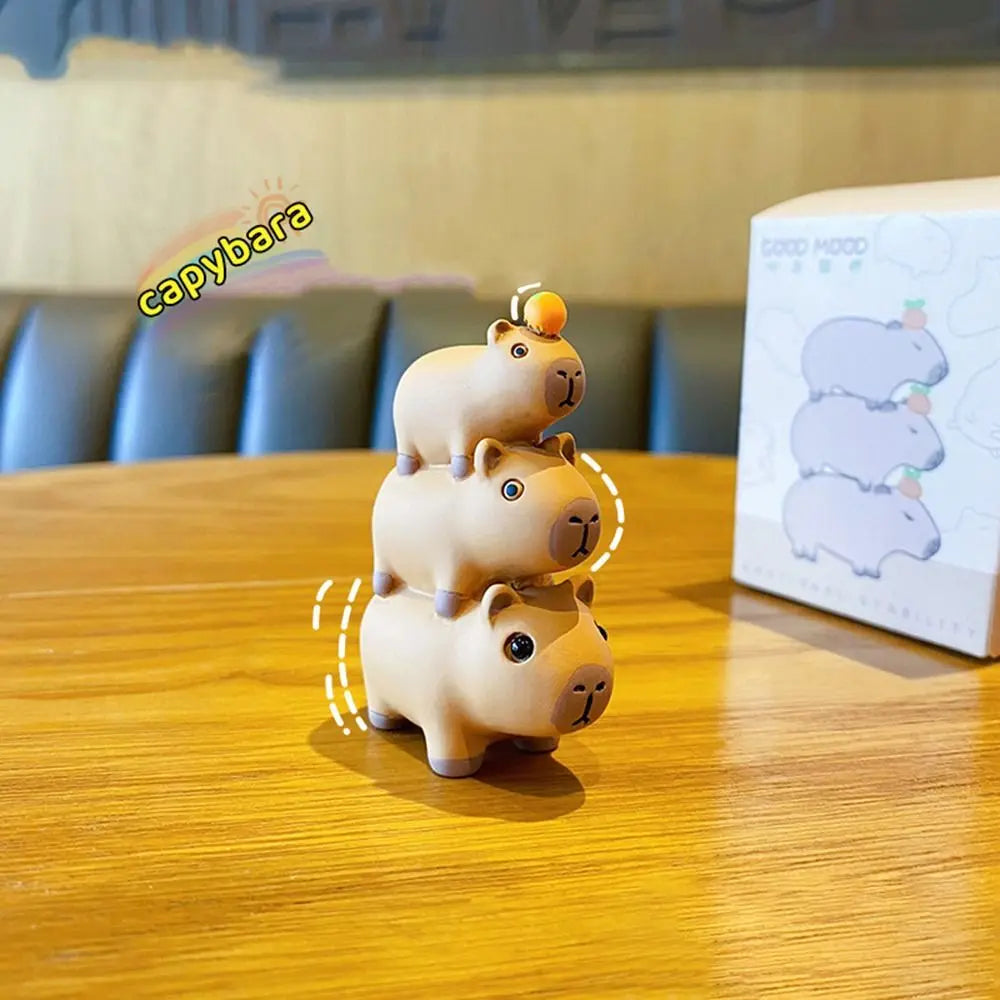 Capybara Resin Model Ornament for Table or Car Decoration