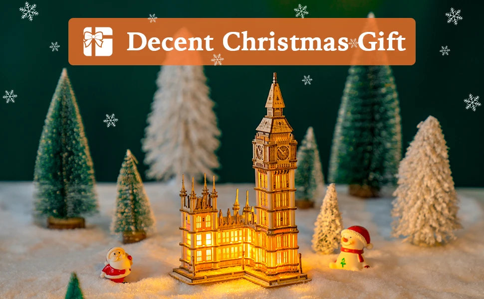 Robotime 3D Wooden Landmark Puzzle Kit