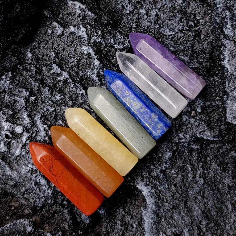 Chakra Crystal Healing Stones Gift Set – Natural Quartz Mineral Home Decor