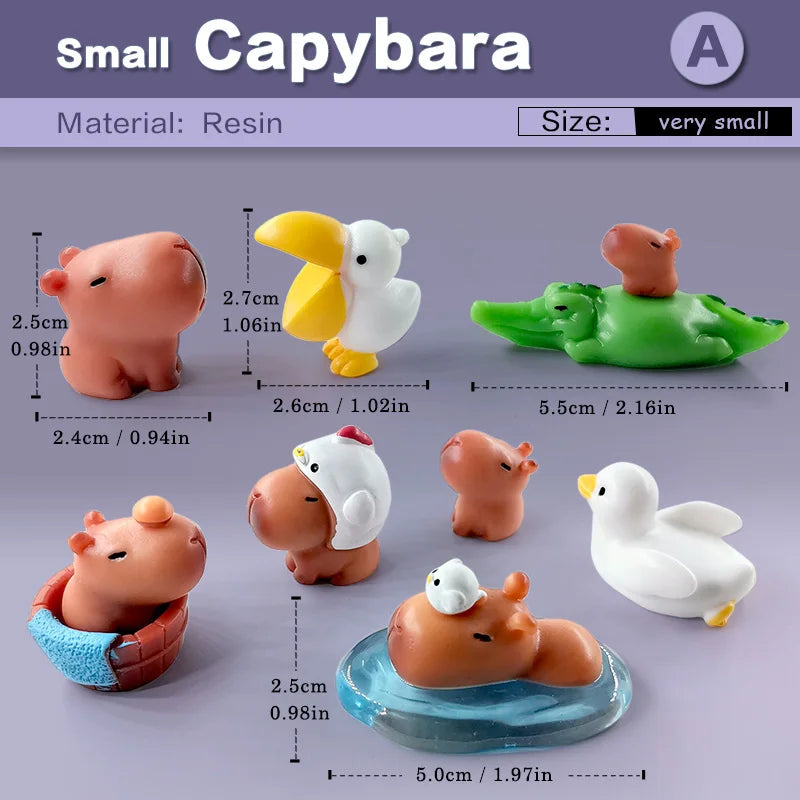 10Pcs Mini Animal Figurines Garden Decorations