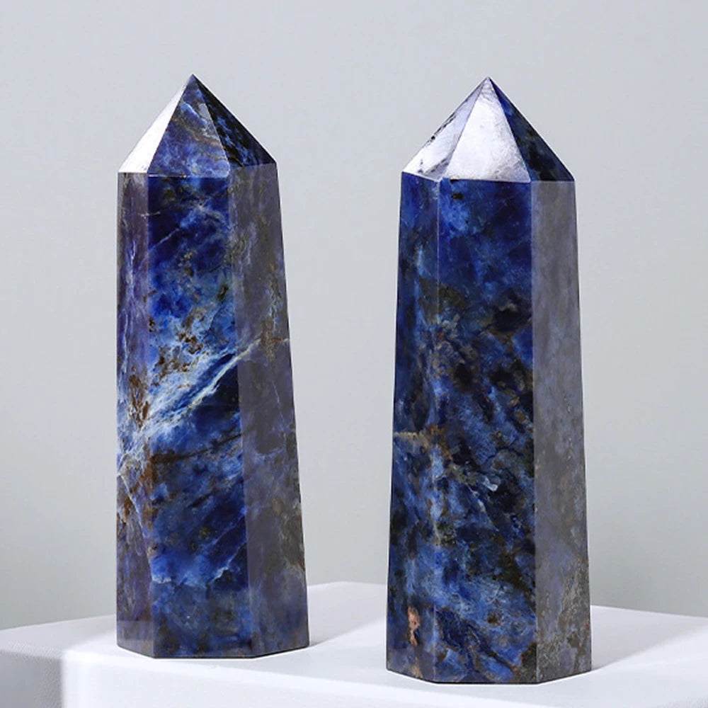 Crystal Stone Point Wands for Decor and Witchcraft