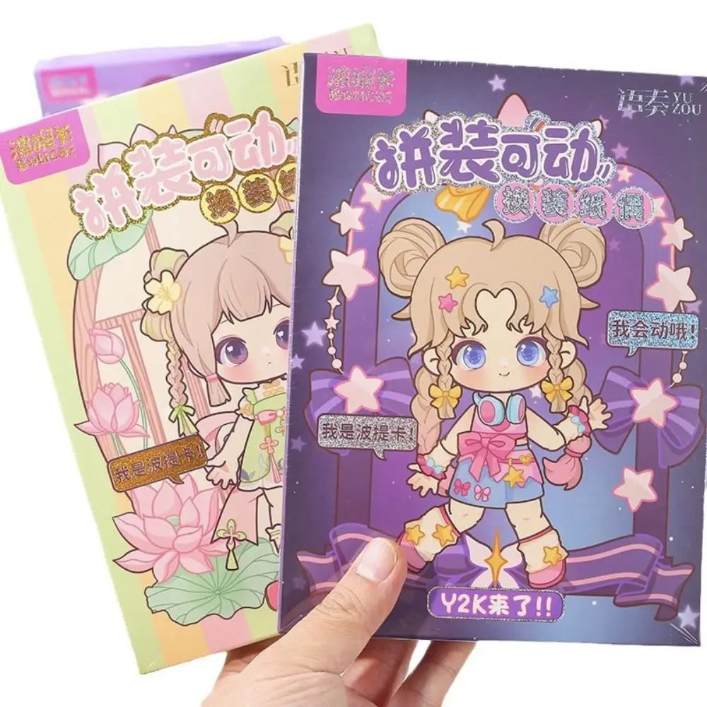 DIY 3D Paper Doll Puppet Montessori Toy