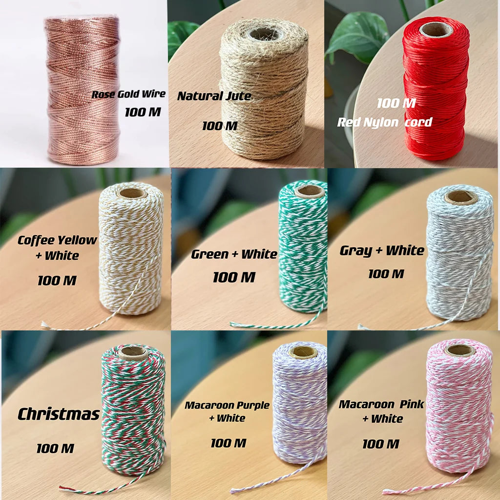 2mm Macrame Cord 100m Natural Twine String