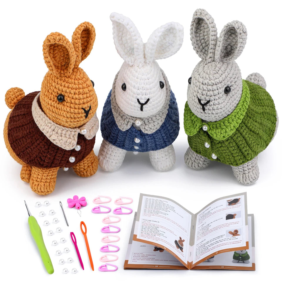 KRABALL Crochet Animal Kit for Beginners