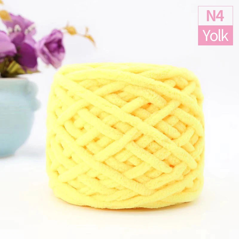 QJH Chunky Knitting Yarn – 100g Jumbo Polyester Craft Ball