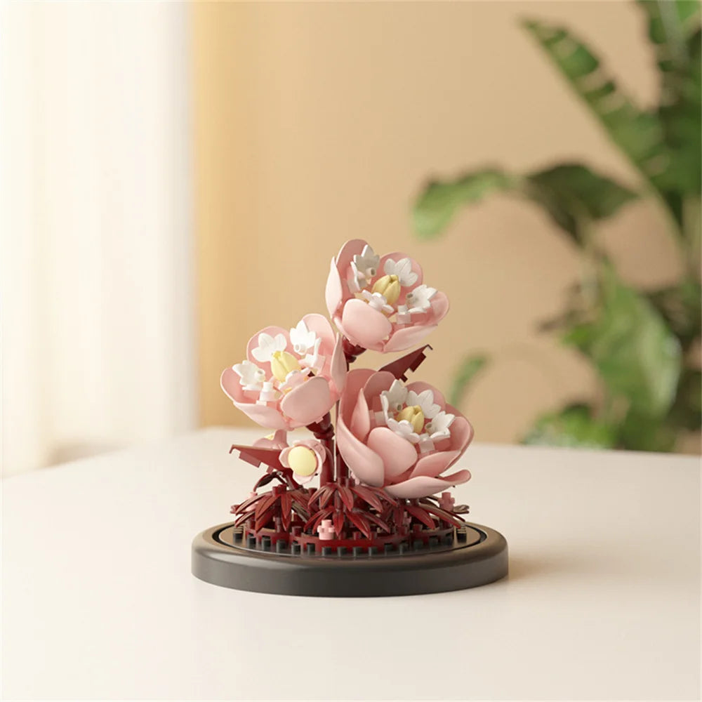Eternal Flower Bonsai Micro Building Blocks Model