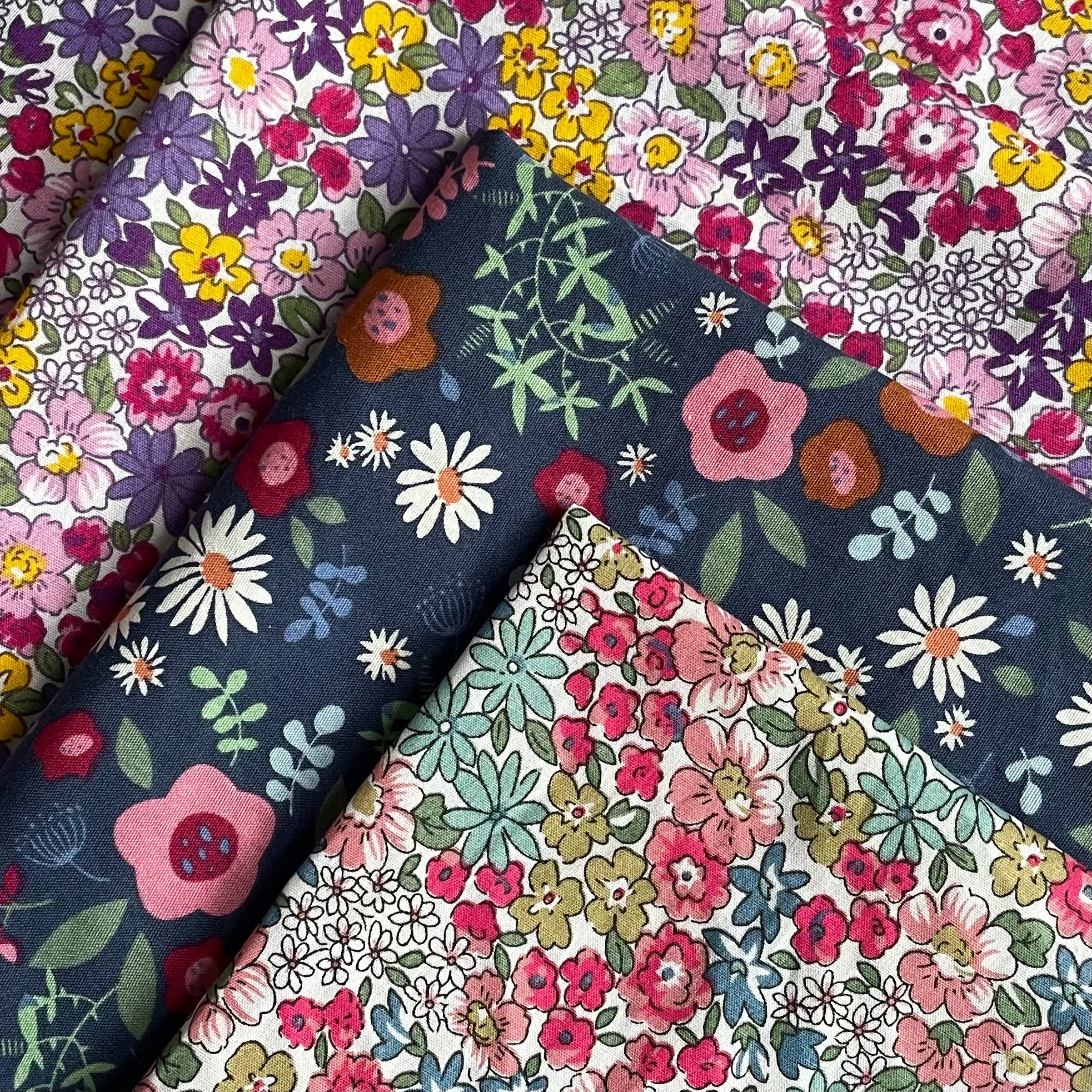 145x50cm Floral 100% Cotton Digital Print Fabric for Sewing