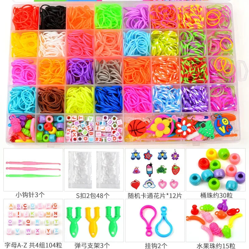 Rainbow Loom Bands DIY Bracelet Kit
