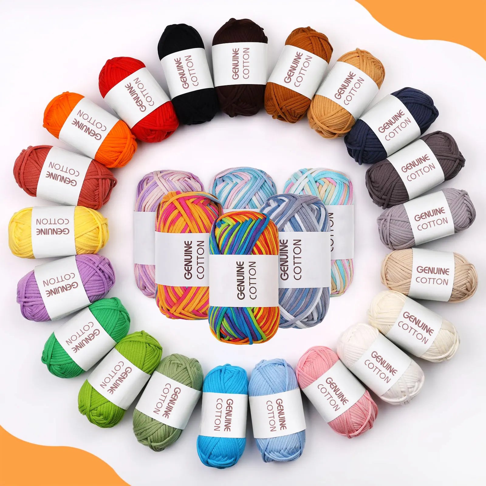50g Cotton Blend Crochet Yarn – Beginner-Friendly Handcraft Thread