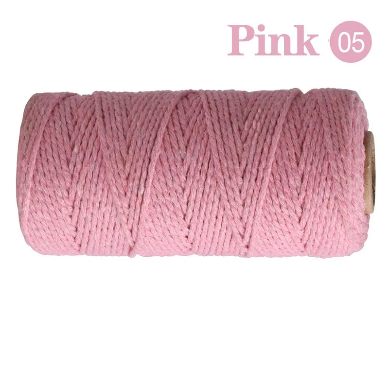 2mm Cotton Macrame Cord – 100M DIY Craft Rope