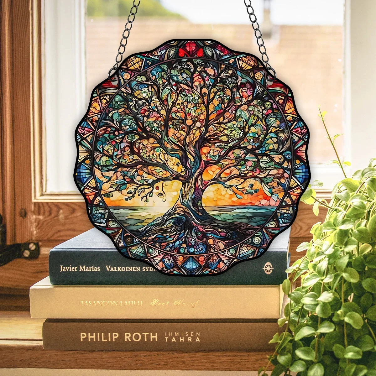 Tree of Life Sun Hanging Wall Art Decor