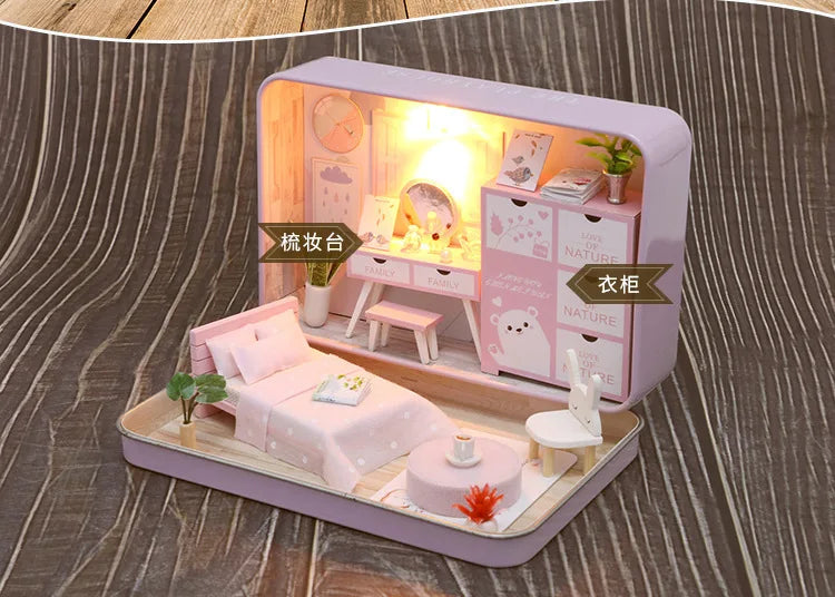 Box Theater Mini DIY Dollhouse Kit