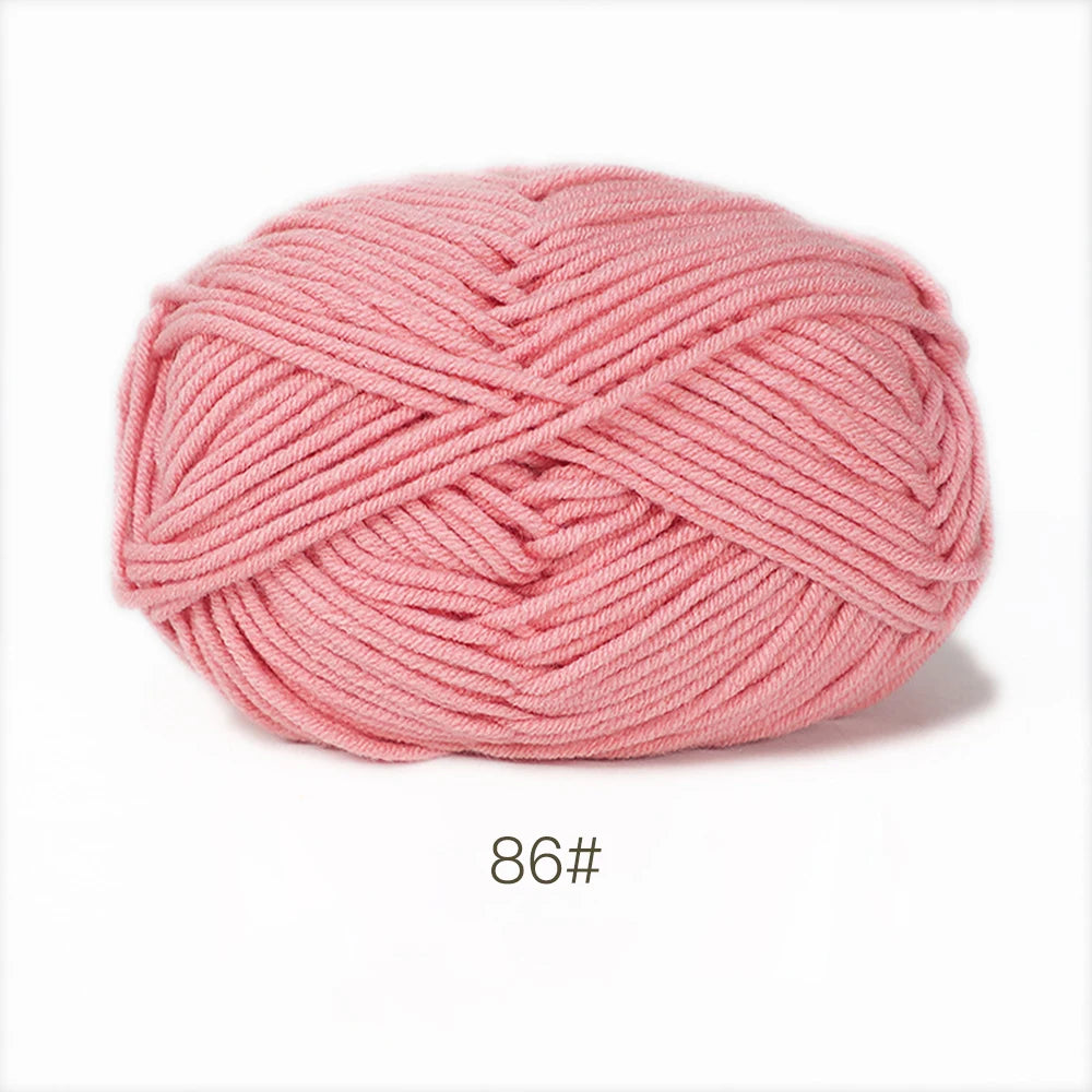 50g Soft Milk Cotton Yarn – Hand Knitting & Crochet Thread