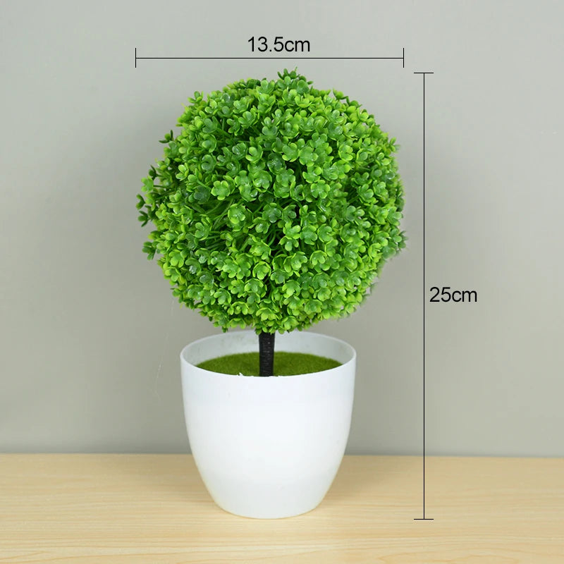 Artificial Bonsai Tree in Pot for Home Decor