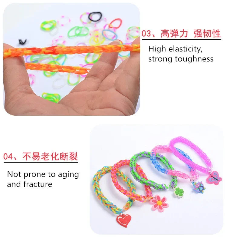 Rainbow Loom Bands DIY Bracelet Kit