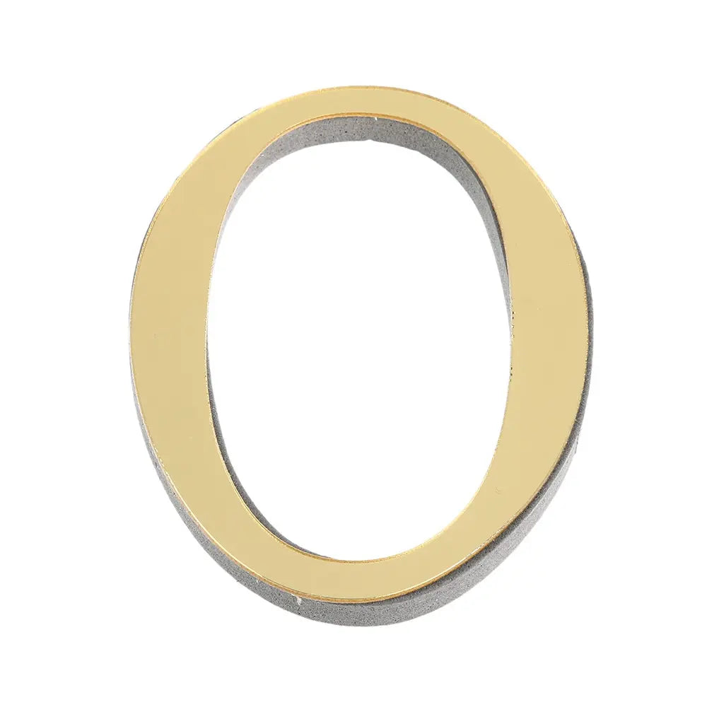 3D Mirror Acrylic Gold Letter Wall Stickers 10CM