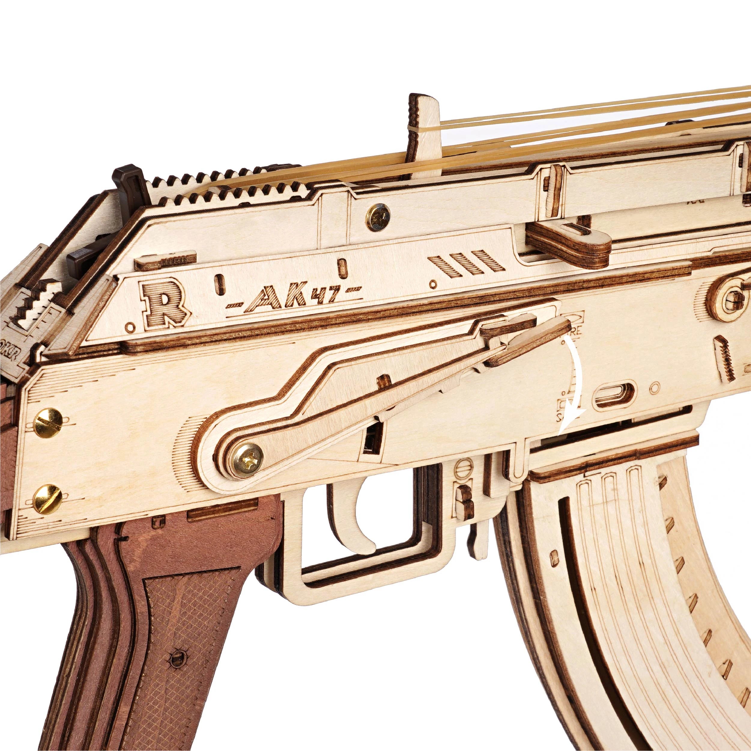 Robotime ROKR AK47 3D Wooden Puzzle Gun – LQ901