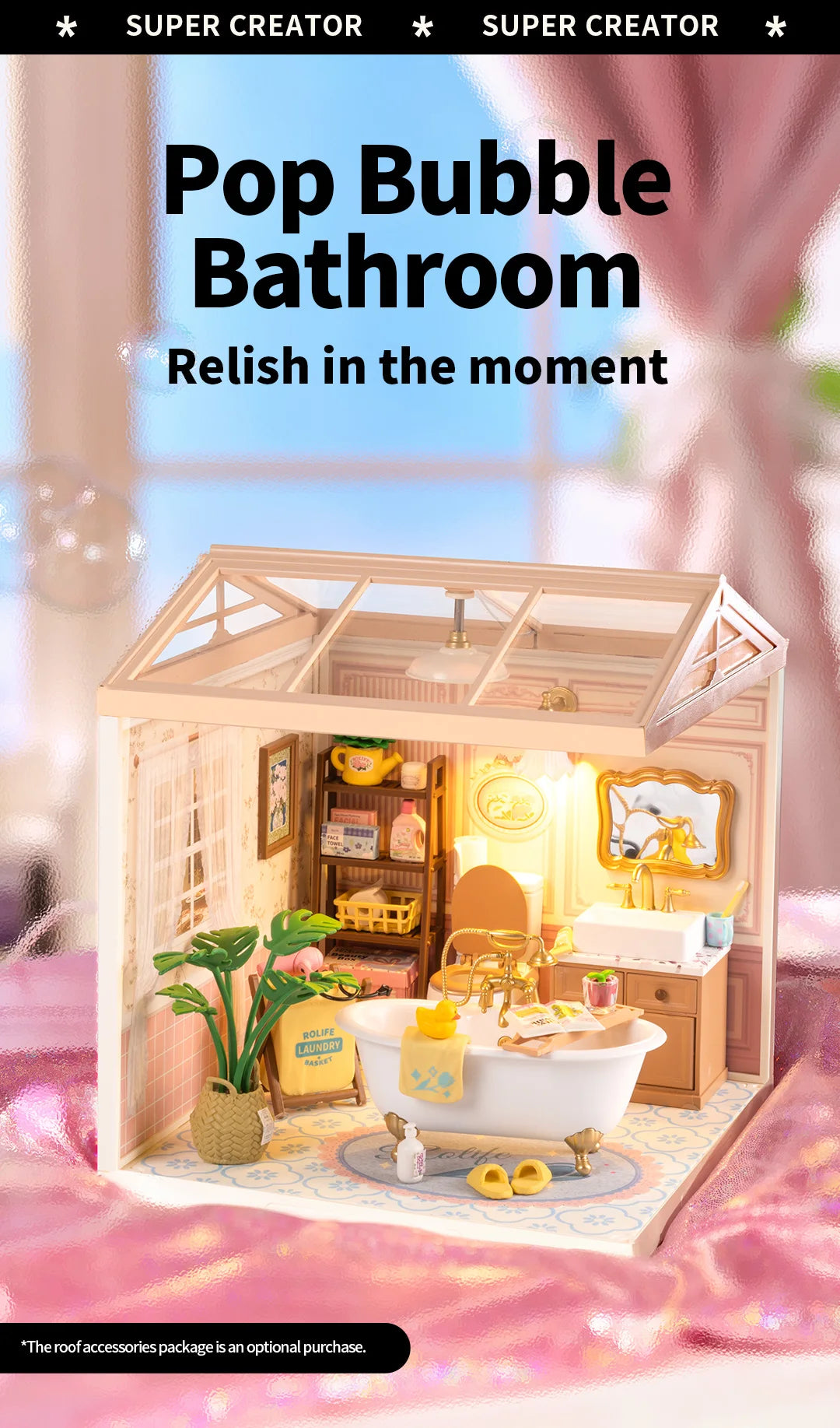 Robotime DIY Miniature Dollhouse – Supply Store Kit
