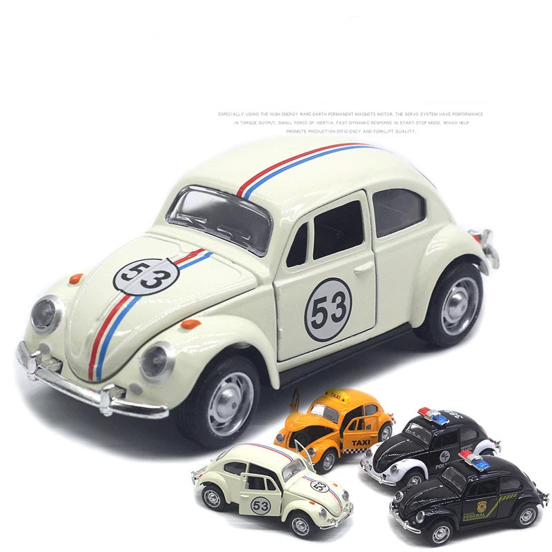 1:32 Beetle Alloy Car Diecasts Metal Classic Toy Model with Pull Back Function Vehicles for Child Gifts A931