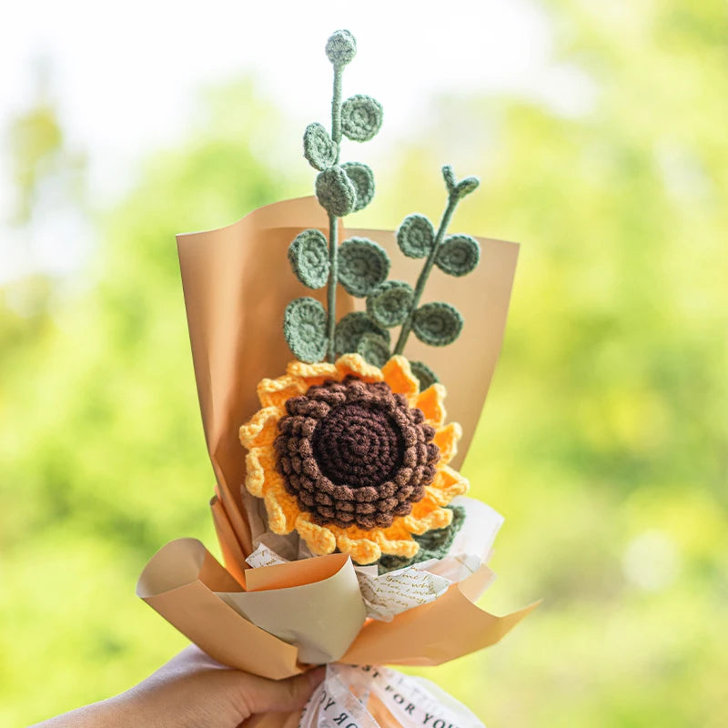 KRABALL Crochet Animal or Flower Bouquet Kit