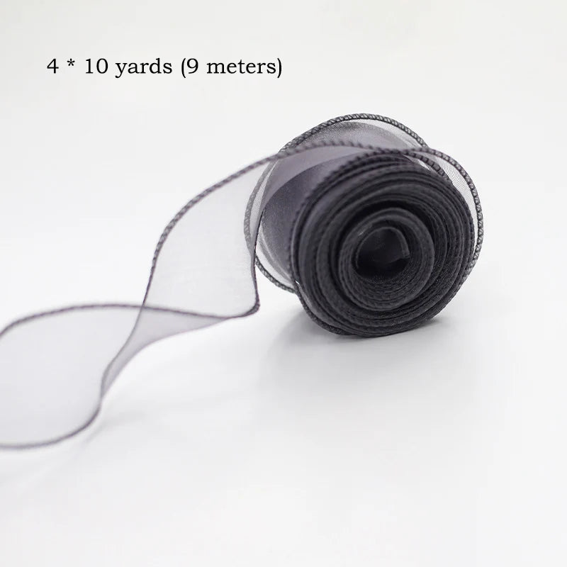 10 Yards Chiffon Silk Ribbon Roll – DIY & Decoration