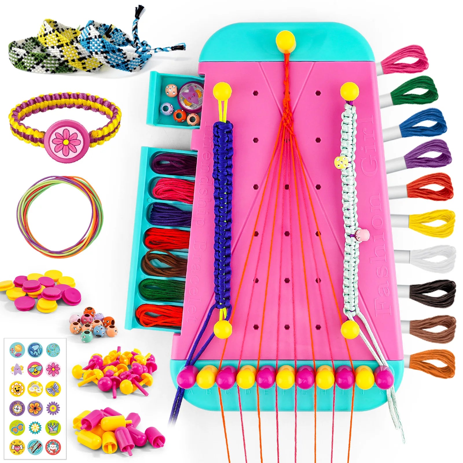 Friendship Bracelet Making Kit for Girls