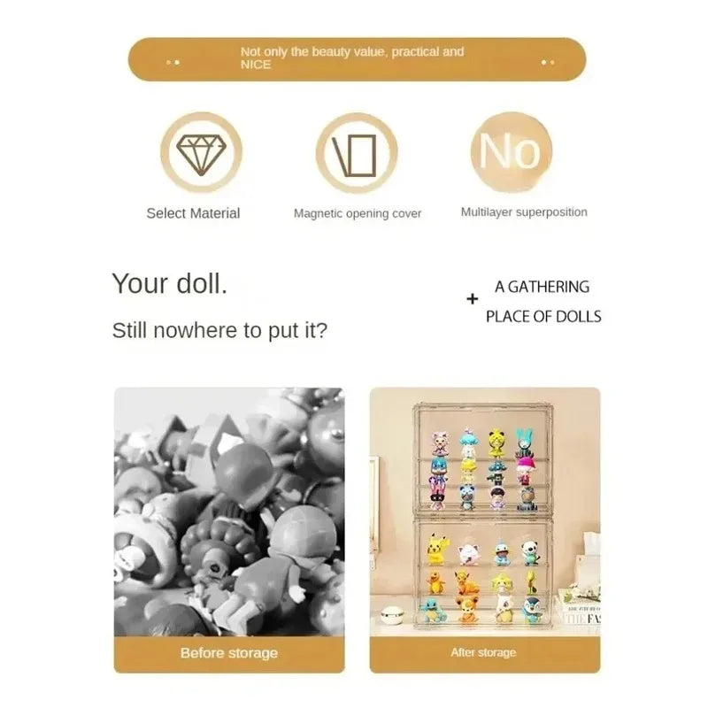 Clear Acrylic Display Case for Collectibles