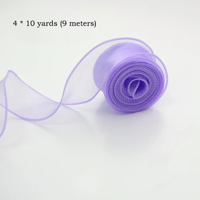 10 Yards Chiffon Silk Ribbon Roll – DIY & Decoration