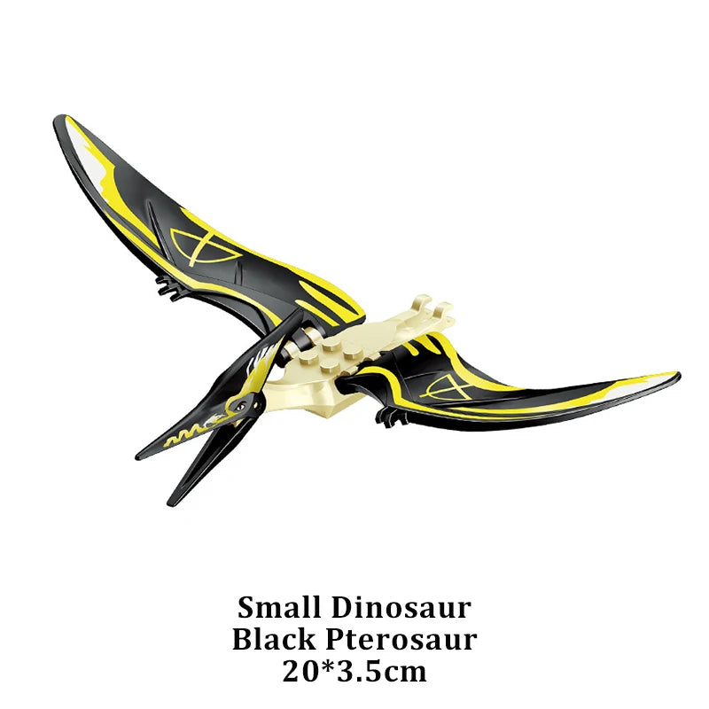 Jurassic Dinosaur Building Blocks – T-Rex, Raptor, Triceratops Models